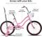 JOYSTAR 20 Inch Girls Bike with Training Wheels, Banana Seat Bike
