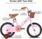 JOYSTAR Vintage Kids Bike with Training Wheels & Basket